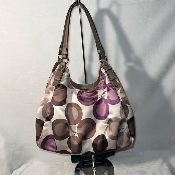 Coach Maggie Signature Multicolor Shoulder Bag Women's Handbag - Picture 3 of 15